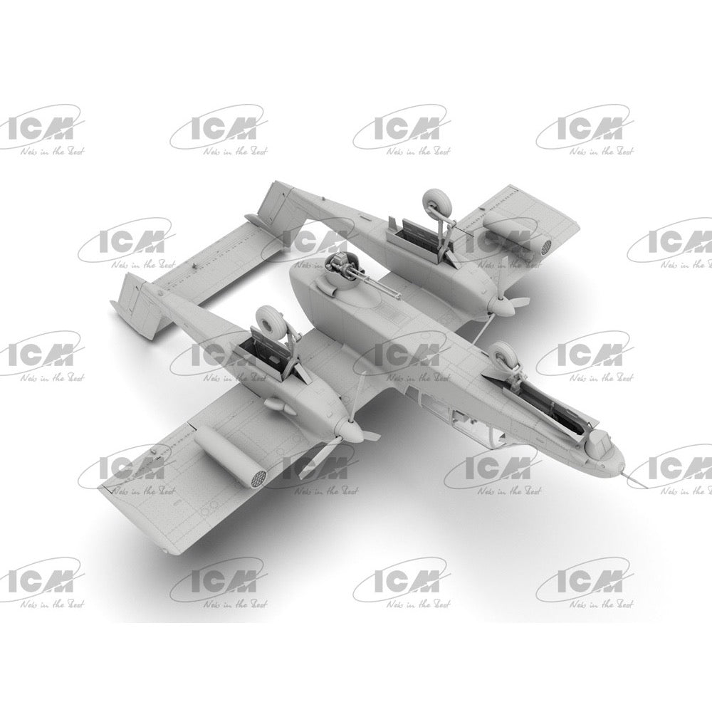 ICM 48306 1/48 Bronco OV-10D NOGS US Attack Aircraft 4823044411368