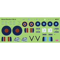 ICM 48315 1/48 Bristol Beaufort Mk.IA WWII British torpedo bomber 4823044411382