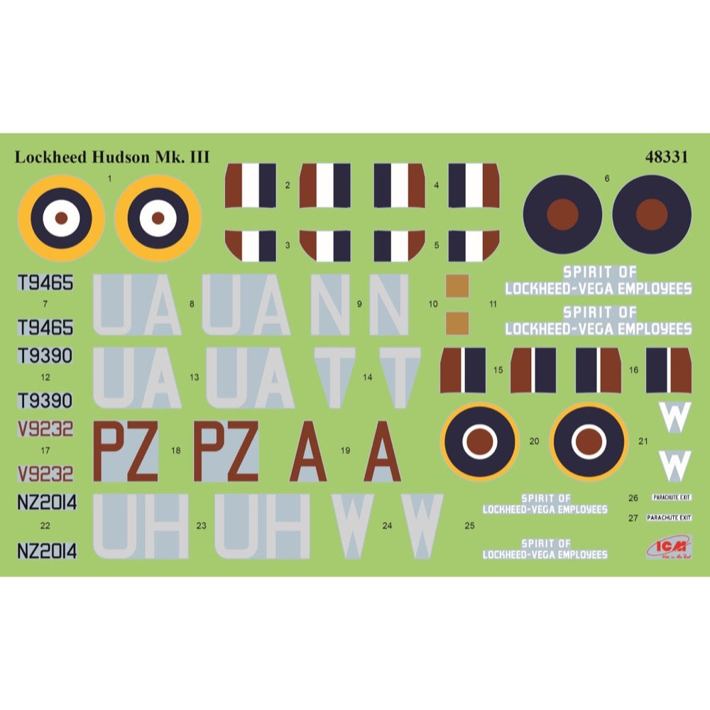 ICM 1/48 Lockheed Hudson mk 111