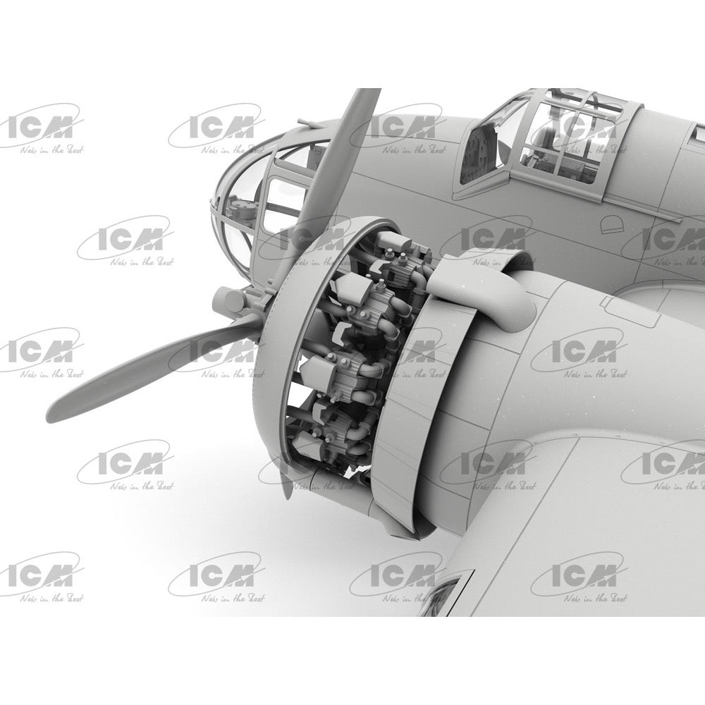 ICM 48352 1/48 HP.52 Hampden B.Mk.I WW II British Bomber 4823044411245