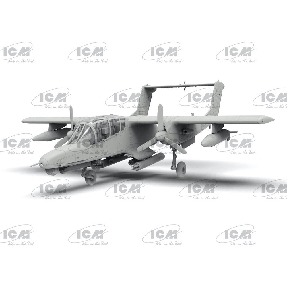 ICM 72186 1/72 North-American Rockwell OV-10D Bronco US Attack and Observation Aircraft 4823044409358