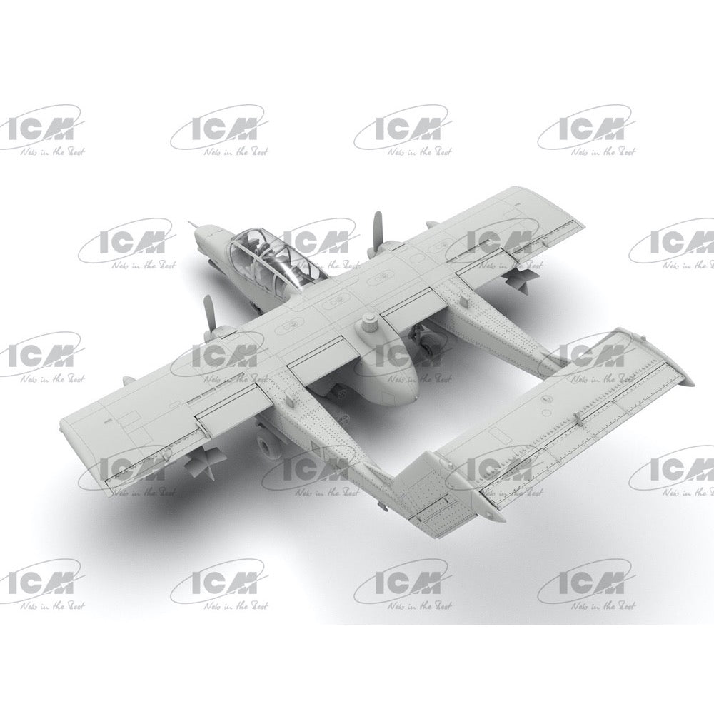 ICM 72186 1/72 North-American Rockwell OV-10D Bronco US Attack and Observation Aircraft 4823044409358