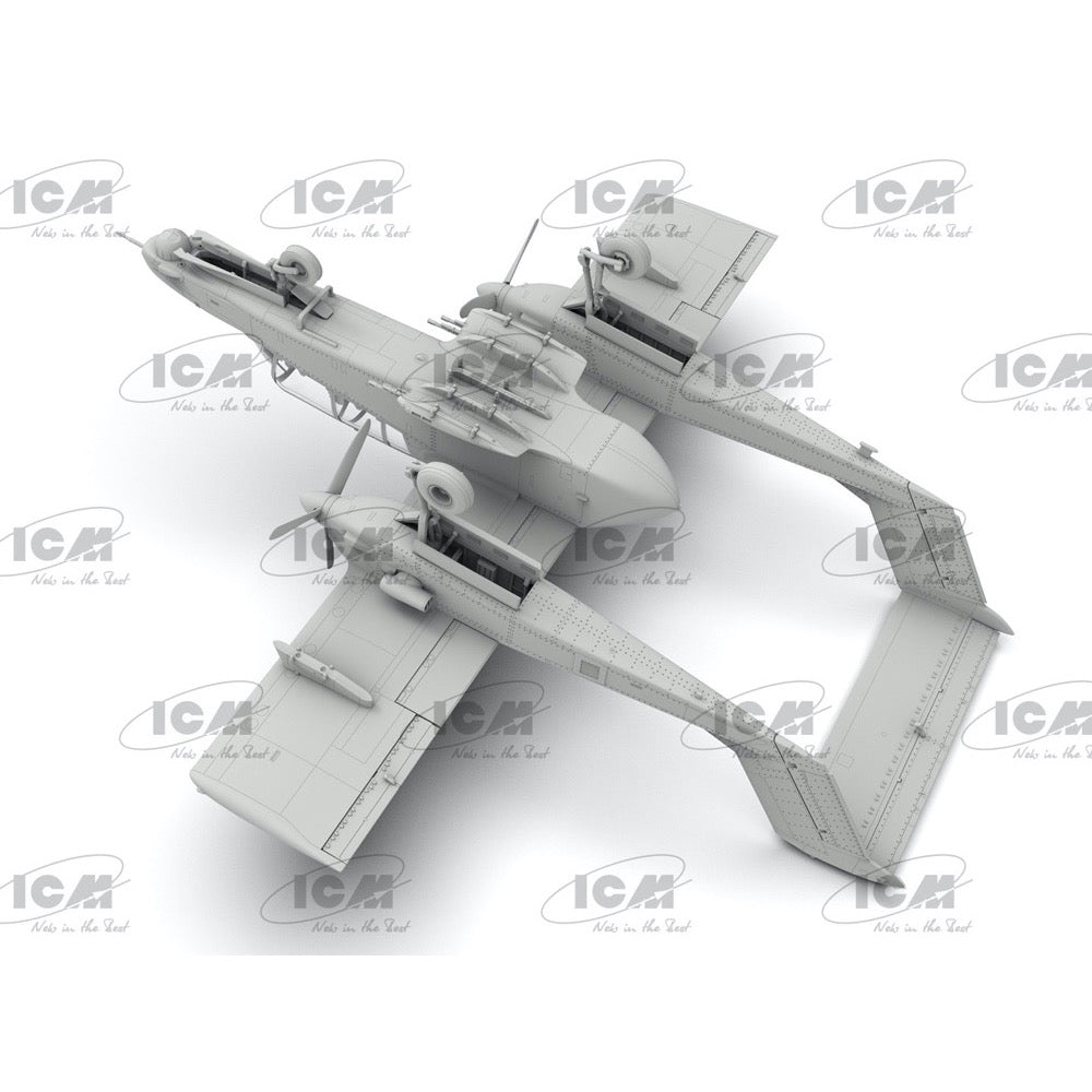 ICM 72186 1/72 North-American Rockwell OV-10D Bronco US Attack and Observation Aircraft 4823044409358