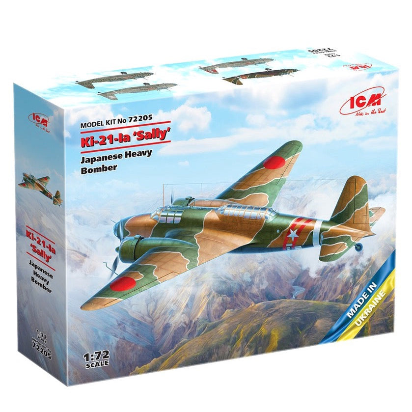 ICM 72205 1/72 Mitsubishi Ki-21-1a Sally Heavy Bomber 4823044409334