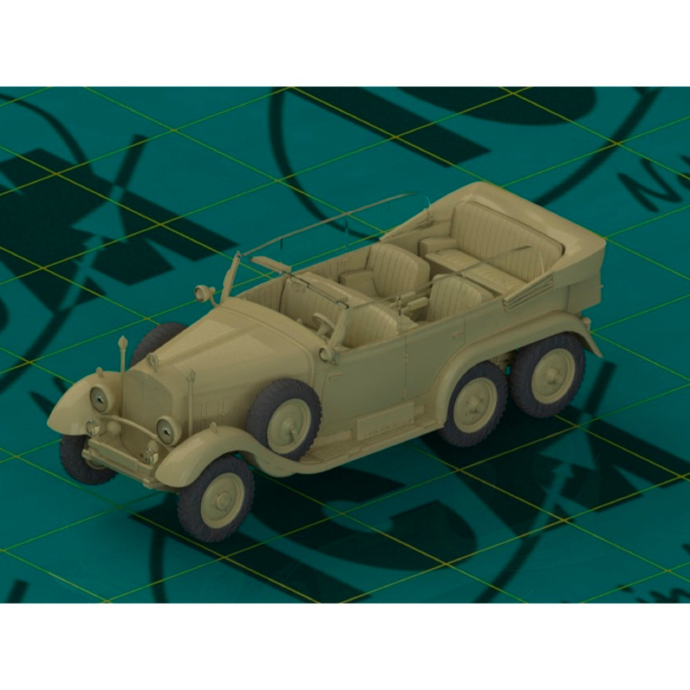 ICM 72471 1/72 G4 WWII German Staff Car (1935 prod) 4823044403547