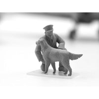 ICM DS4802 1/48 RAF Airfield Spitfire Mk IX Spitfire Mk VII RAF Pilots and Ground Personnel 7 Figures