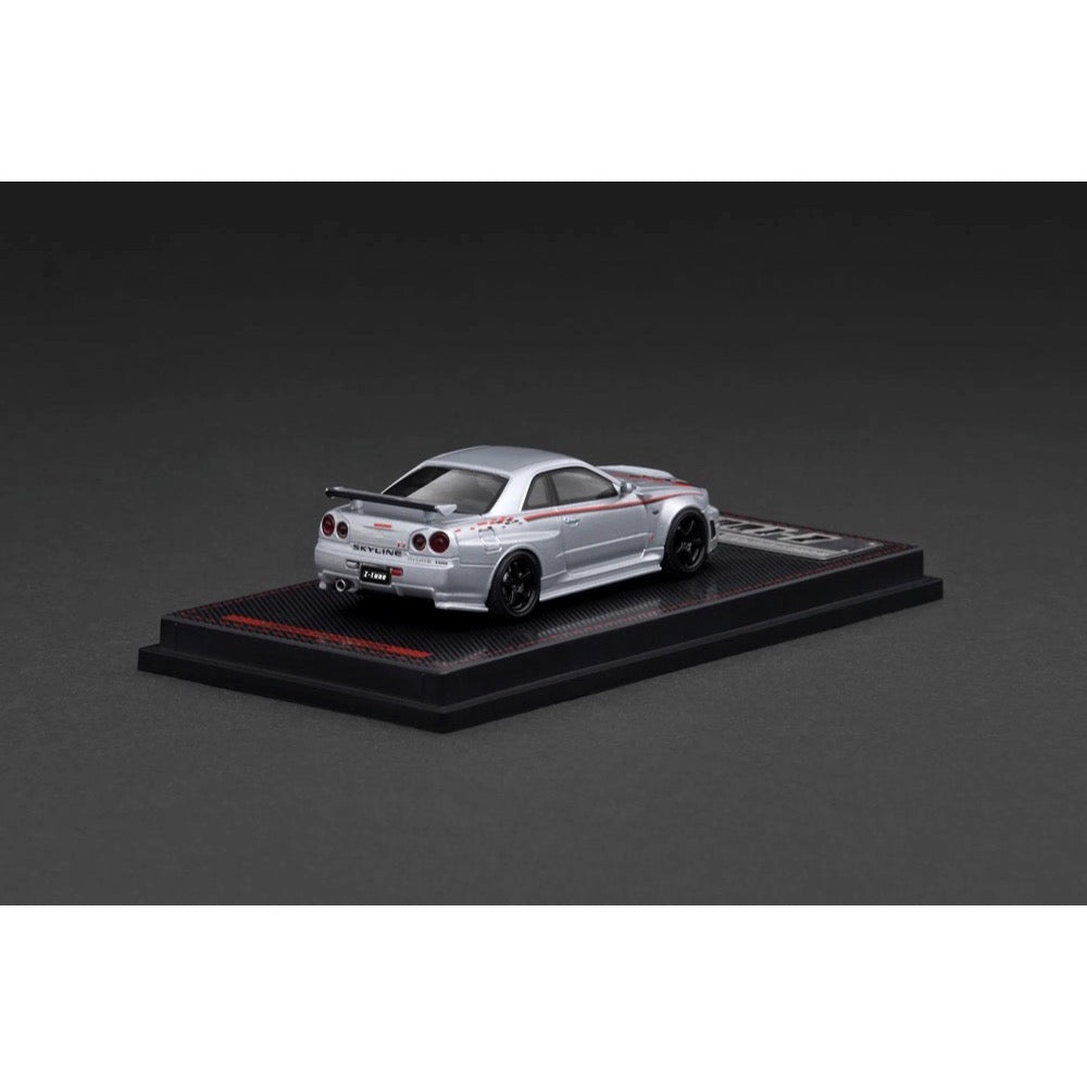 Ignition Model 1/64 Nissan Skyline R34 GT-R Z-Tune Nismo Z-Tune Silver