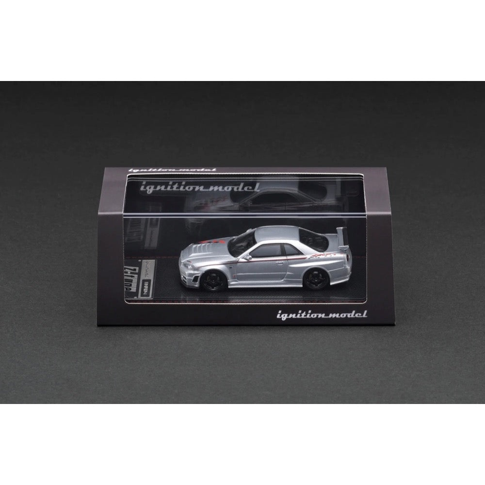 Ignition Model 1/64 Nissan Skyline R34 GT-R Z-Tune Nismo Z-Tune Silver
