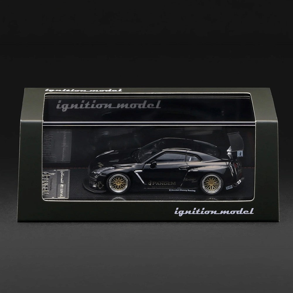 Ignition Model 1/64 PANDEM R35 GT-R Black Metallic