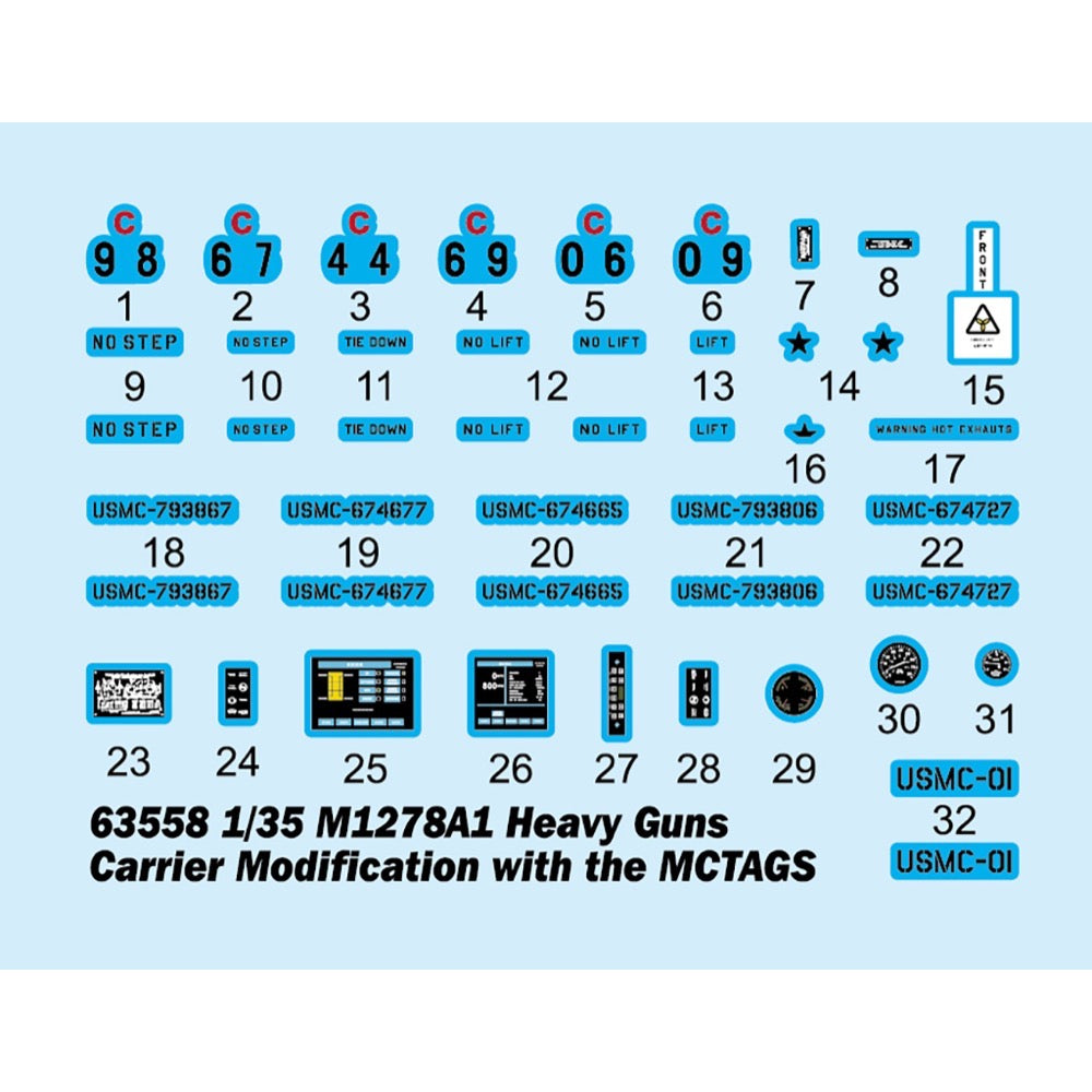 I Love Kit 1/35 M1278A1 Heavy Guns Carrier Modification with the MCTAGS
