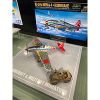 Tamiya 25203 1/48 Kawasaki Ki-61-Id Hien Tony and 4x4 Light Vehicle Kurogane Set