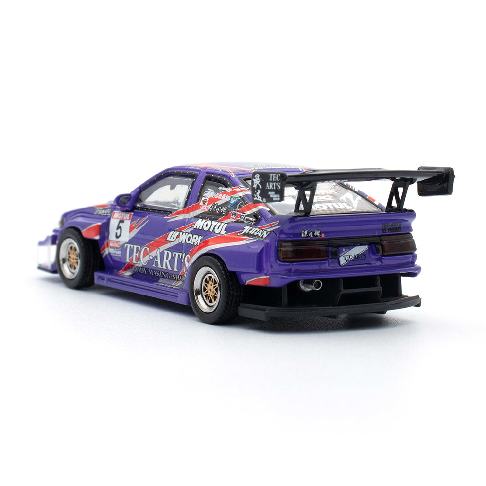 Inno 64-AE86N2-TECART 1/64 Toyota AE86 N2 Tec-Art's Yoshinori Kamata
