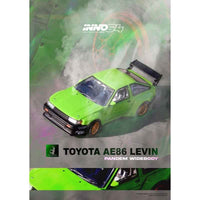 Inno 64-AE86PL-GRN 1/64 Toyota AE86 Levin Pandem Rocket Bunny Green