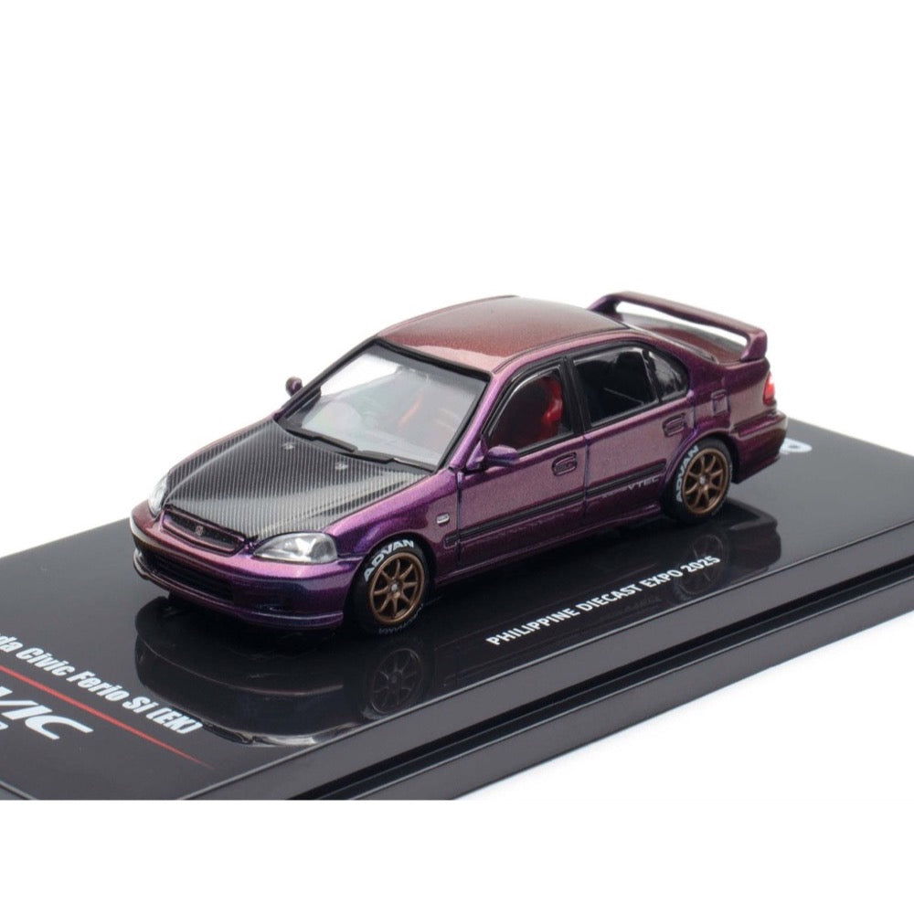 Inno 1/64 Honda Civic Ferio Si EK Midnight Purple Philippine Diecast Expo 2025