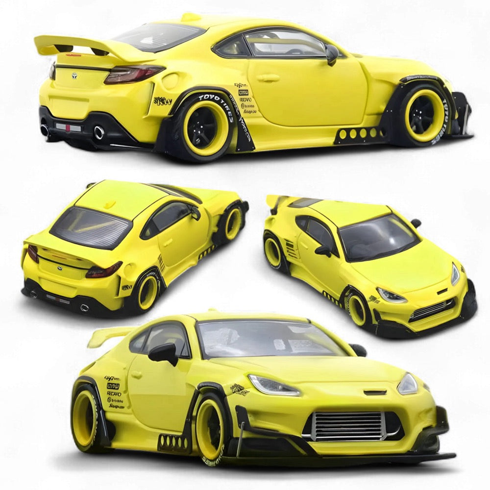 Inno 64-GR86P-YL 1/64 Toyota GR86 Pandem Yellow
