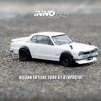 Inno IN64-KPGC10-WHI 1/64 Nissan Skyline 2000 GT-R KPGC10 White
