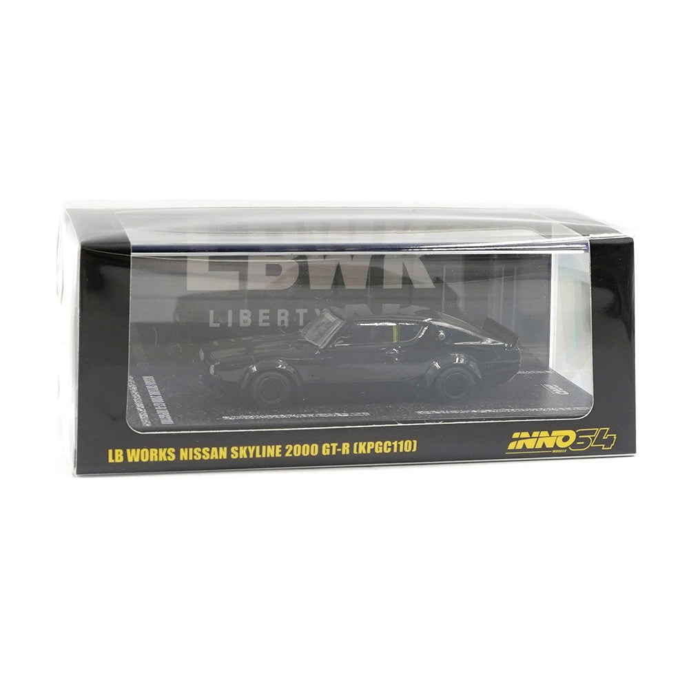 Inno 1/64 Nissan Skyline 2000 GT-R KPGC110 LB Works Kenmeri