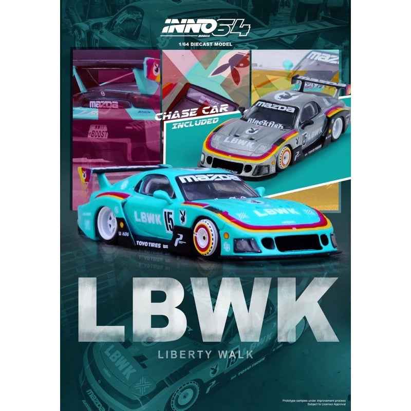 Inno 64-LBWK-RX7-03 1/64 LBWK Mazda RX-7 FD3S LB-Super Silhouette