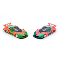 Inno 1/64 LBWK RX-7 FD3S LB-Super Silhouette Orange & Green Malaysia Diecast Expo