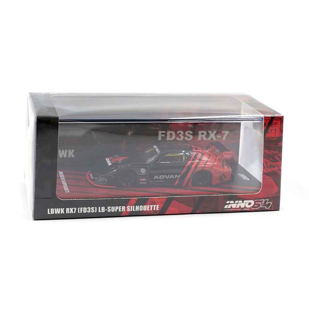 Inno IN64-LBWK-RX7-05 1/64 LBWK Mazda RX7 FD3S LB-Super Silhouette Advan Livery