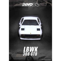 Inno 64-LBWK308-WHI 1/64 LBWK 308 GTB White