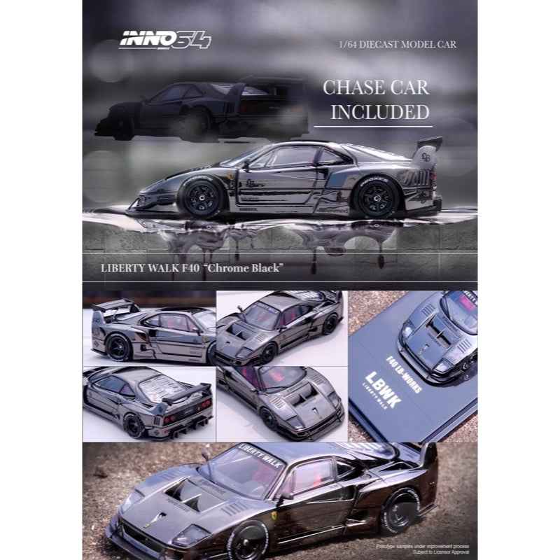 Inno 64-LBWKF40-CHB LBWK F40 Chrome Black