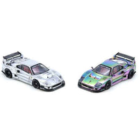 Inno 64-LBWKF40-CHS 1/64 LBWK F40 Chrome Silver