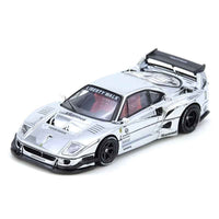 Inno 64-LBWKF40-CHS 1/64 LBWK F40 Chrome Silver