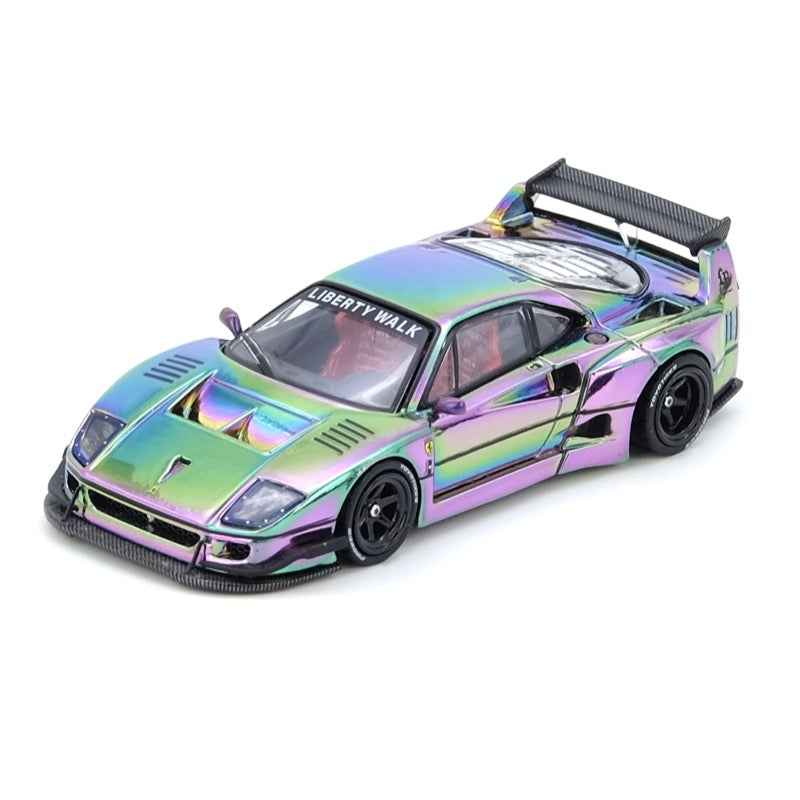 Inno 64-LBWKF40-CHS 1/64 LBWK F40 Chrome Silver