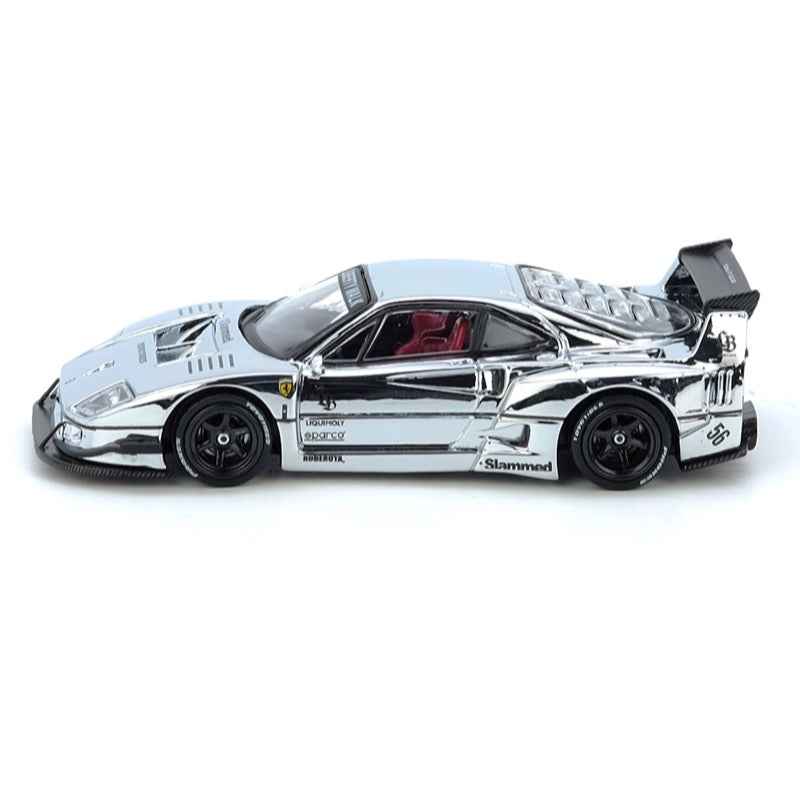 Inno 64-LBWKF40-CHS 1/64 LBWK F40 Chrome Silver