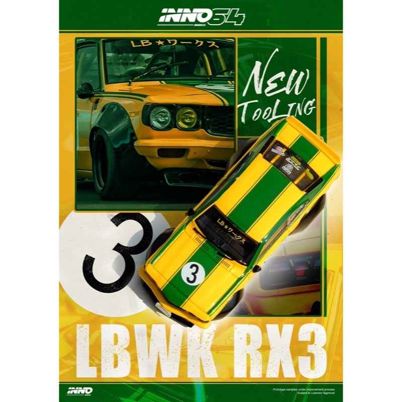 Inno 64-LBWKRX3-01 1/64 LBWK RX-3 Savanna
