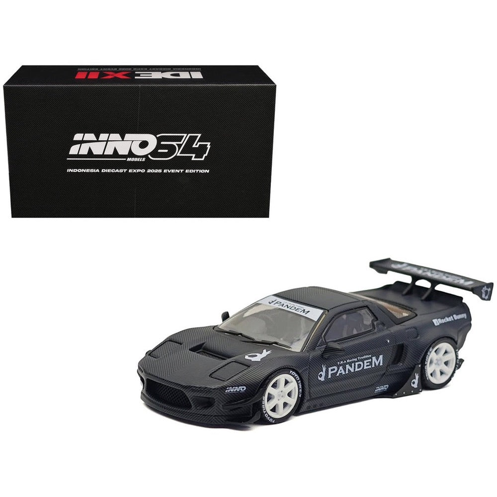 Inno 1/64 NSX NA1 Rocket Bunny Full Carbon Black Chrome Chase Car Indonesia Diecast Expo