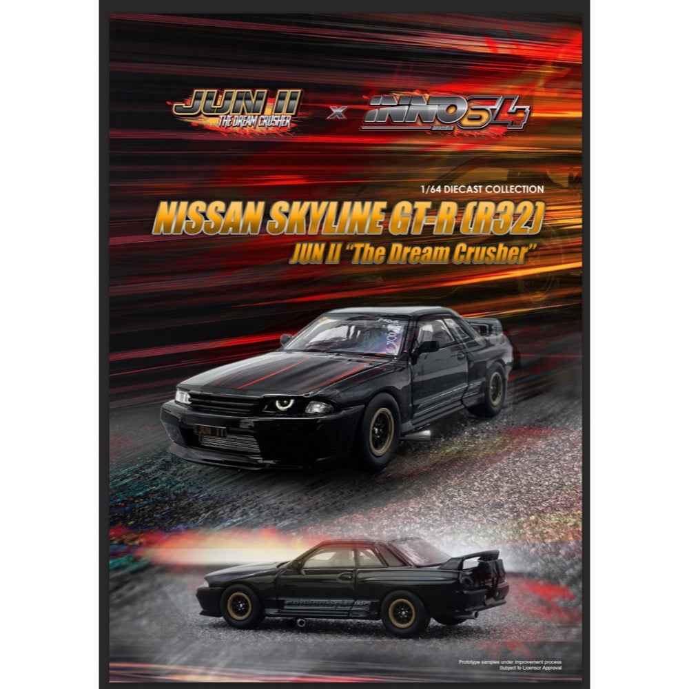 Jun Ii R32 Inno IN64-R32-JUNII 1/64 Nissan Skyline GT-R (R32) Jun II World Fastes ...