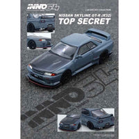 Inno 64-R32TS-STGR 1/64 Top Secret R32 GT-R Stealth Grey