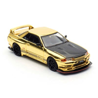 Inno 1/64 Nissan Skyline GT-R R32 Top Secret Chrome Gold TMCS 2025 Event Edition