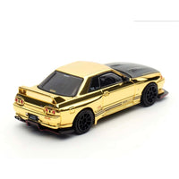 Inno 1/64 Nissan Skyline GT-R R32 Top Secret Chrome Gold TMCS 2025 Event Edition
