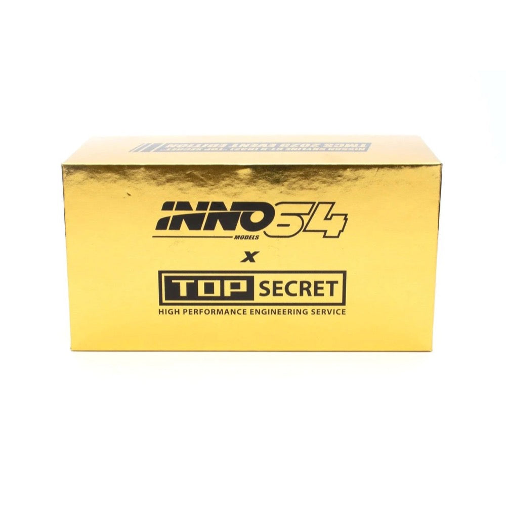 Inno 1/64 Nissan Skyline GT-R R32 Top Secret Chrome Gold TMCS 2025 Event Edition