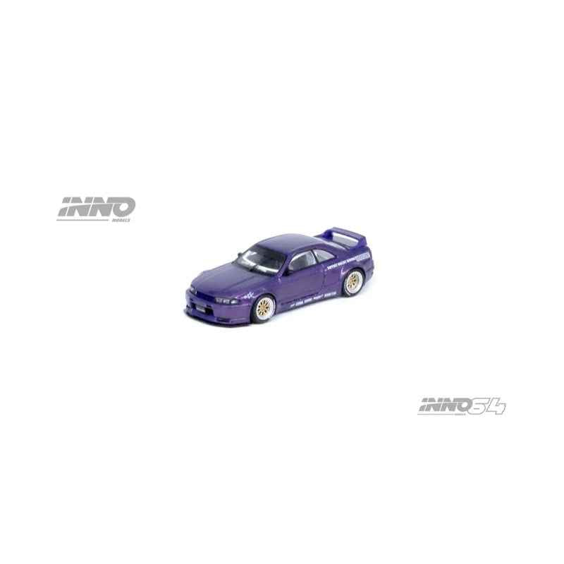 Inno 64-R33P-PPL 1/64 Nissan Skyline GT-R R33 Pandem Rocket Bunny Purple