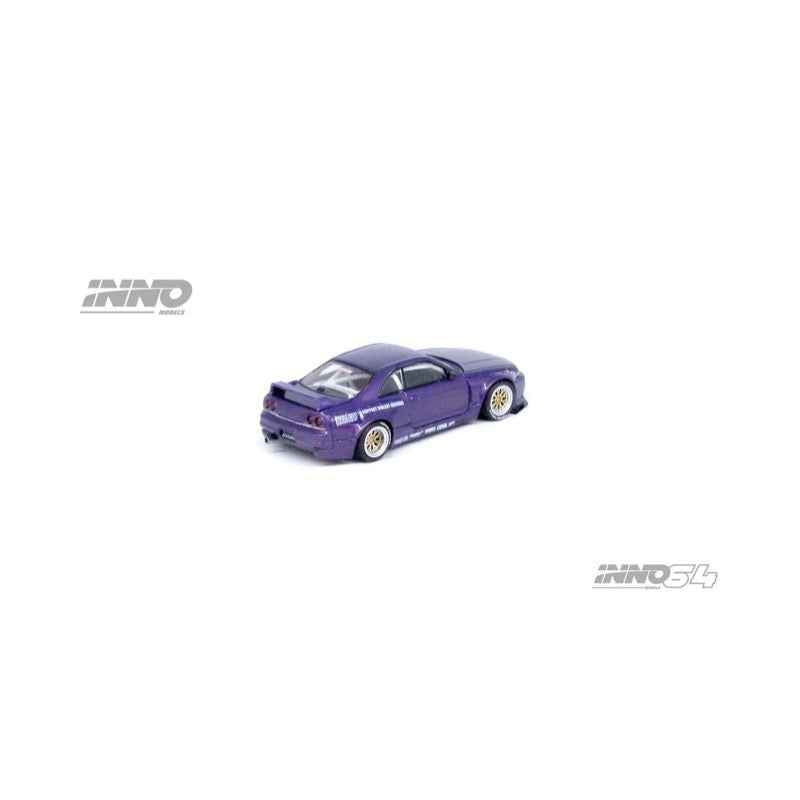 Inno 64-R33P-PPL 1/64 Nissan Skyline GT-R R33 Pandem Rocket Bunny Purple