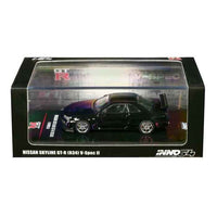 Inno 64-R34VS-BLA 1/64 Nissan Skyline GT-R R34 V-Spec II Black