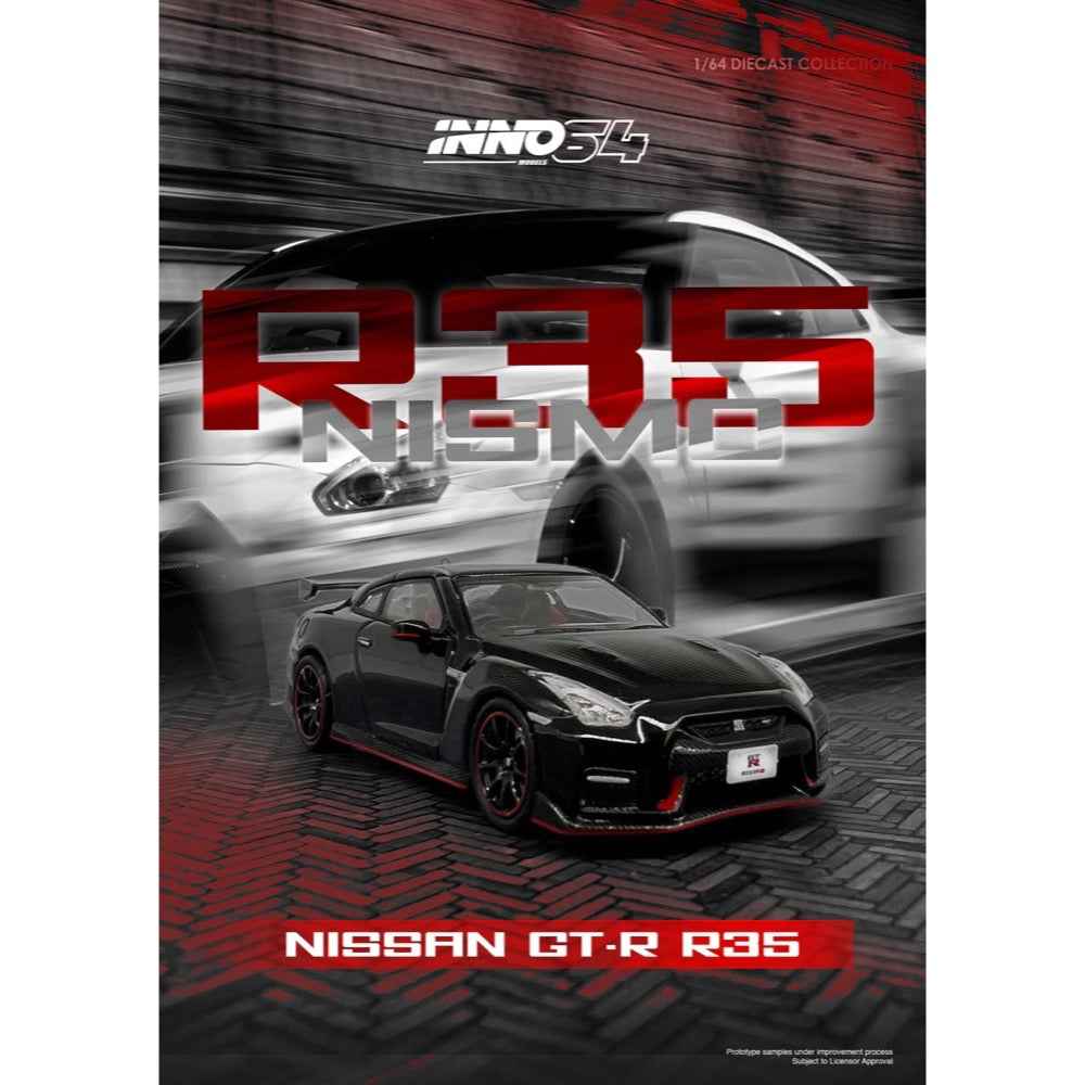 Inno 64-R35N-BLA 1/64 Nissan GT-R R35 Nismo Black