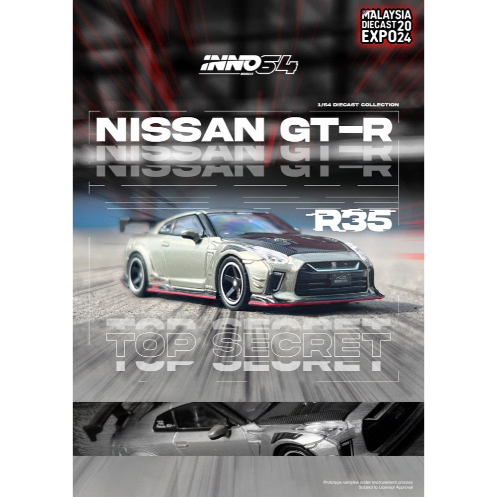 Inno 64-R35TS-MDX24 1/64 Nissan GT-R (R35) Top Secret
