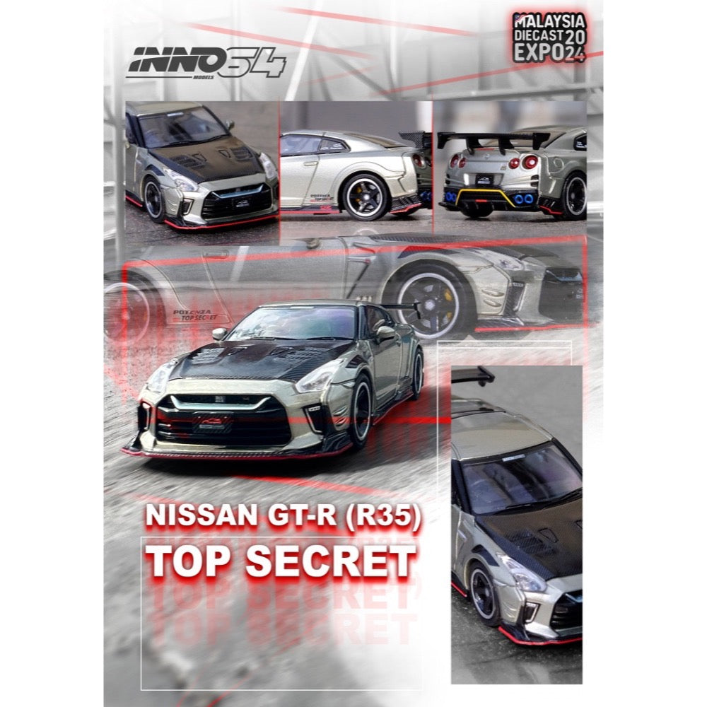 Inno 64-R35TS-MDX24 1/64 Nissan GT-R (R35) Top Secret