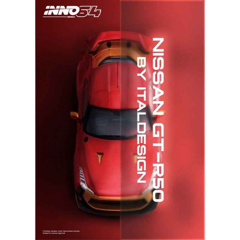 Inno 64-R50-RED 1/64 R50 GT-R Red