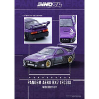 Inno 64-RX7FCP-PB 1/64 Mazda Rx-7 FC3S Pandem Rocket Bunny Purple