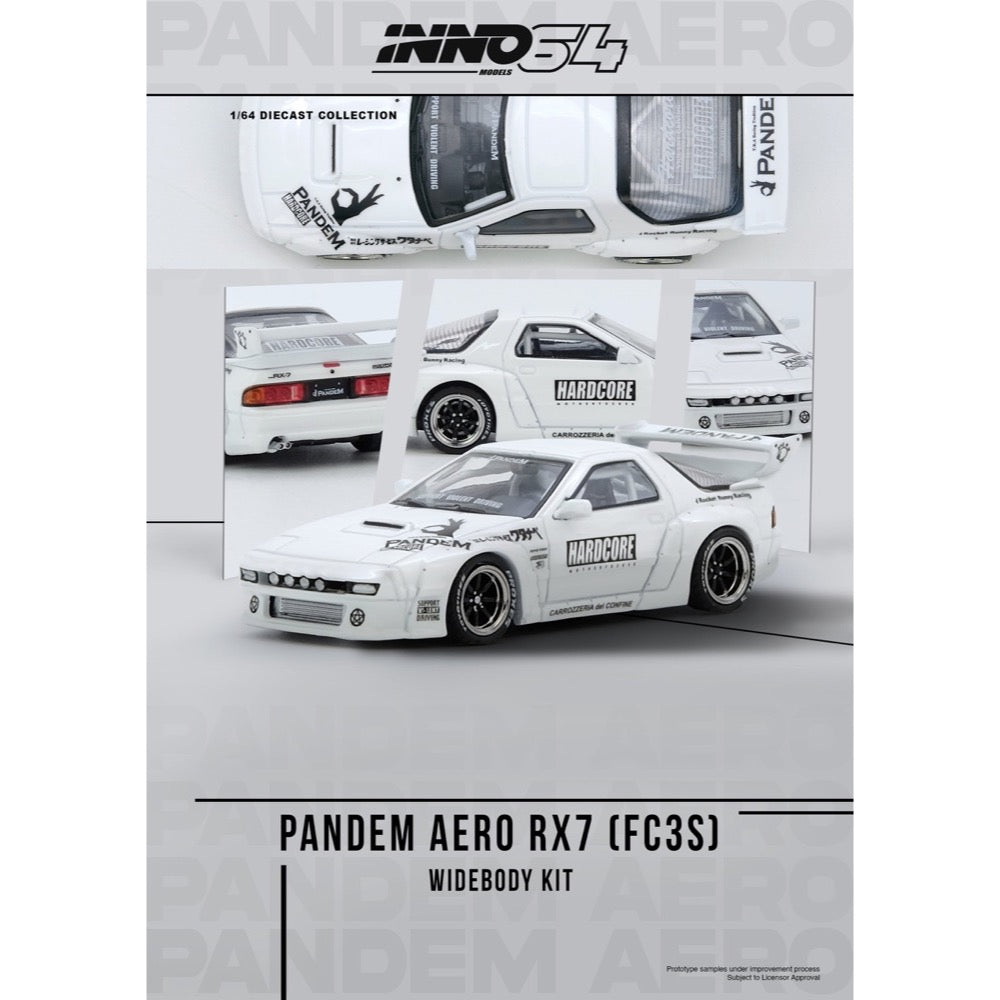 Inno 1/64 Mazda RX-7 FC3S Pandem Aero Widebody Kit