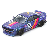 Inno 64-S14B-PRP 1/64 Nissan Silvia S14 Boss Rocket Bunny Purple