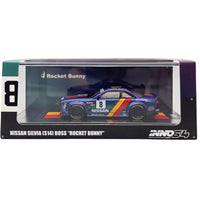 Inno 64-S14B-PRP 1/64 Nissan Silvia S14 Boss Rocket Bunny Purple