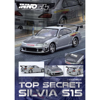 Inno IN64-S15TS-SIL 1/64 Top Secret Silvia S15 Silver
