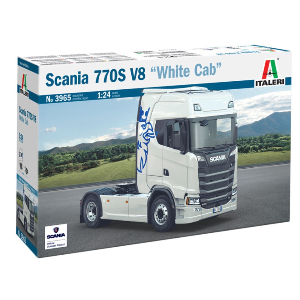 Italeri 3965S 1/24 Scania 770S V8 White Cab